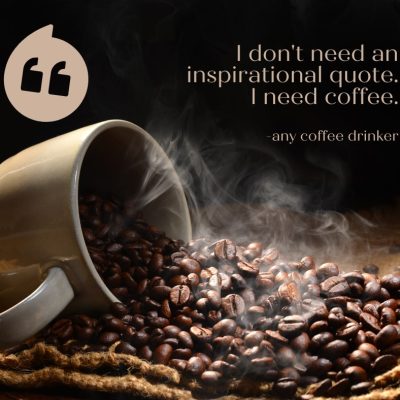 Black Coffee Inspiration Quote Facebook Post
